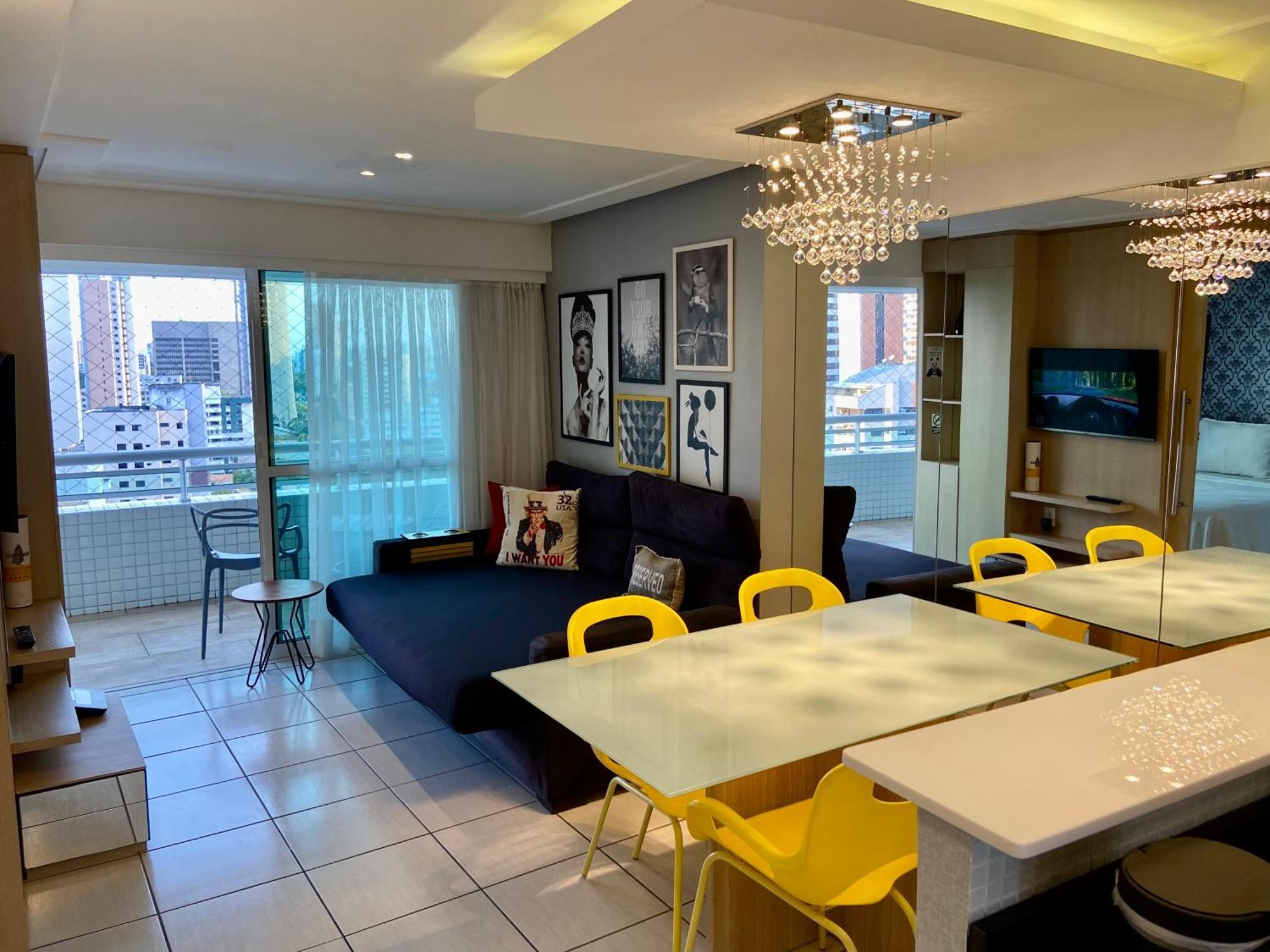 Apartamento 17º Andar Beira Mar Com 2 Quartos Fortaleza (Ceara)